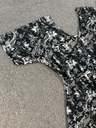Northline Black Cambic A-line Dress