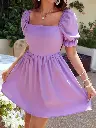 Northline Couture Lavender Ruffle Dress