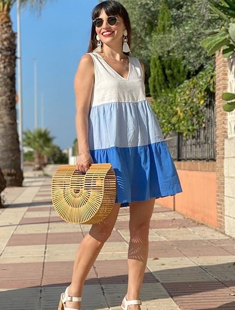 Northline Colorblock Sleeveless Dress