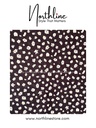 Northline Black Cotton Daisy Printed Spaghetti Strap Dress