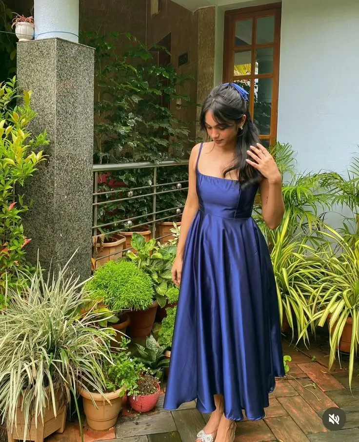 Northline Blue Rawsilk B'day Dress_.webp