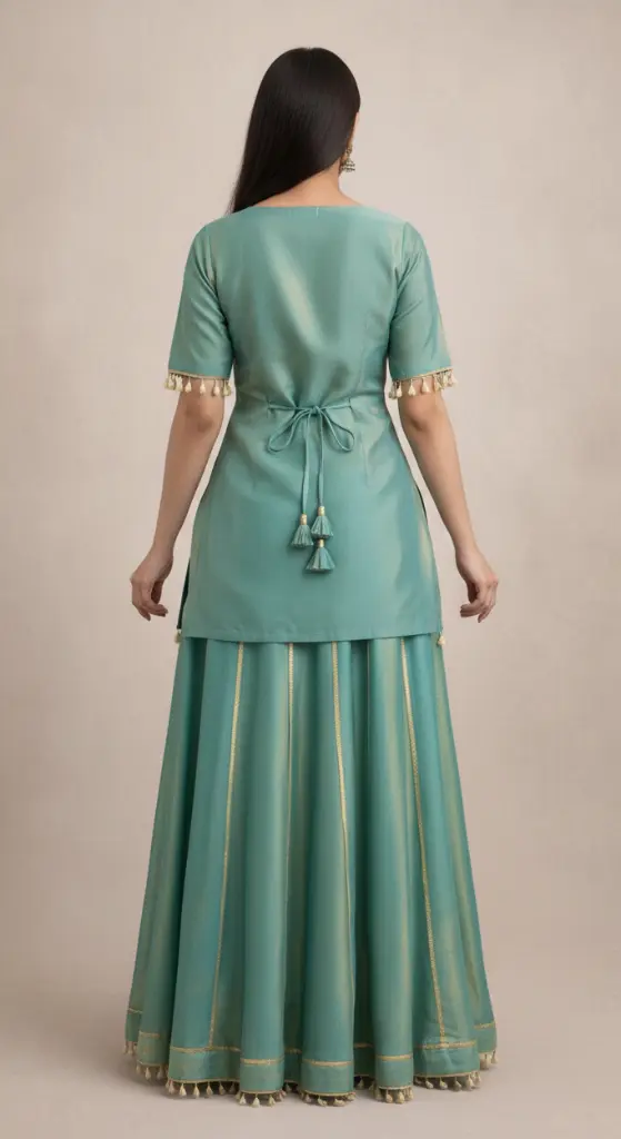 FandySilk-Lehenga-top-Set-northlinestore.com-green-back.webp