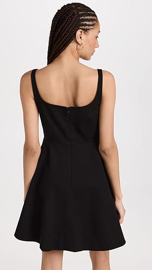Northline Women's Black Flare Mini Dress