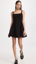 Northline Women's Black Flare Mini Dress