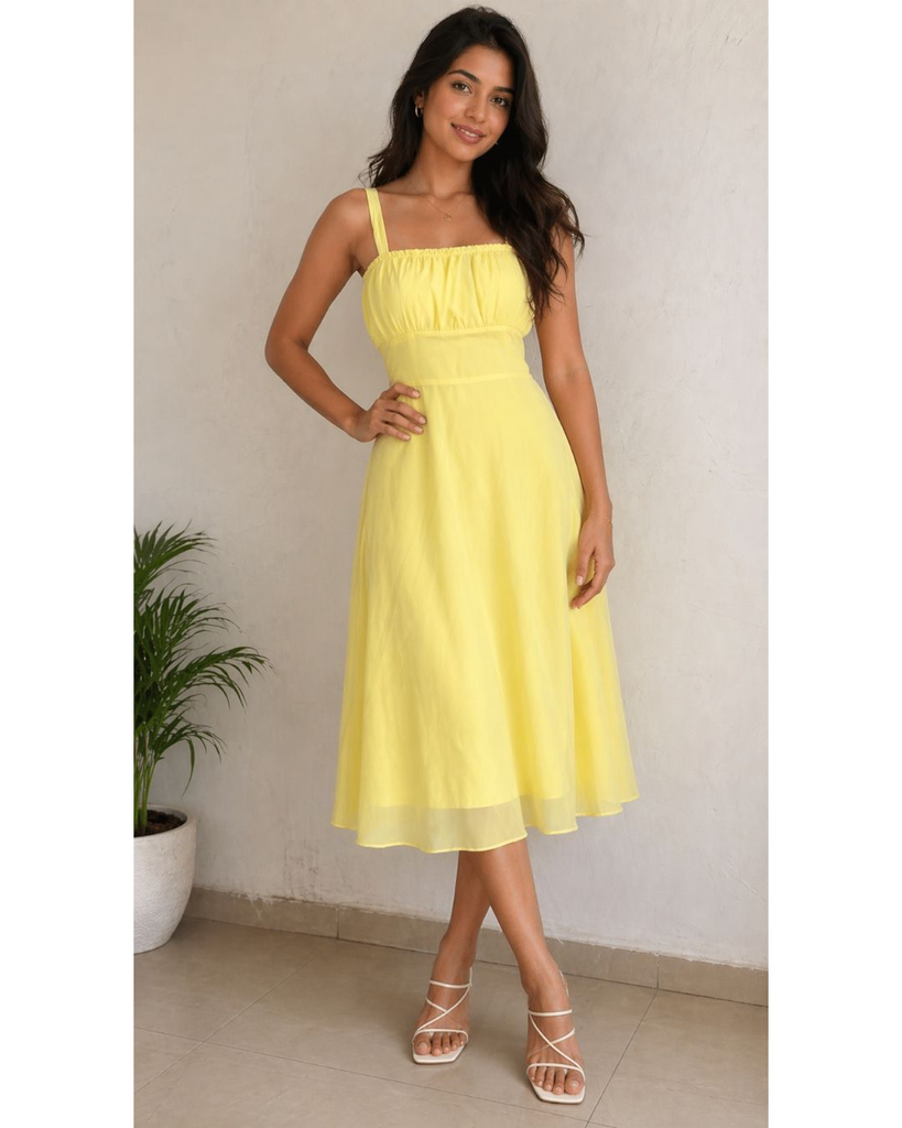 Yellow sleeveless midi - 2.webp