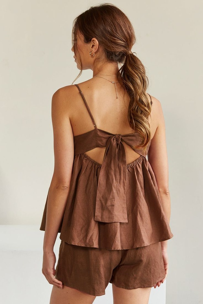 Northline CottonLinen-Blend Top and Shorts Set