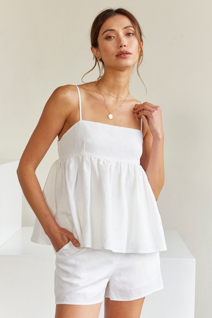 Northline CottonLinen-Blend Top and Shorts Set