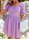 Northline Couture Lavender Ruffle Dress