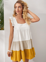 Northline Colorblock Butterfly Sleeve Dress
