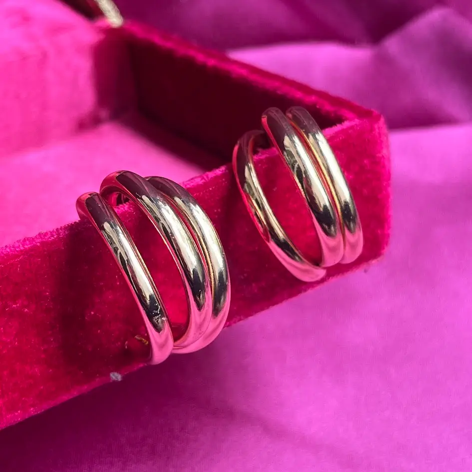 Northline Minimal Earring In Gold Color for Daily Wear (N-MINIMAL1)