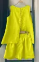 Premium Poplin Cotton Co-Ord Set for Women – Sleeveless Summer Top & High-Waist Shorts | Breathable Casual Outfit