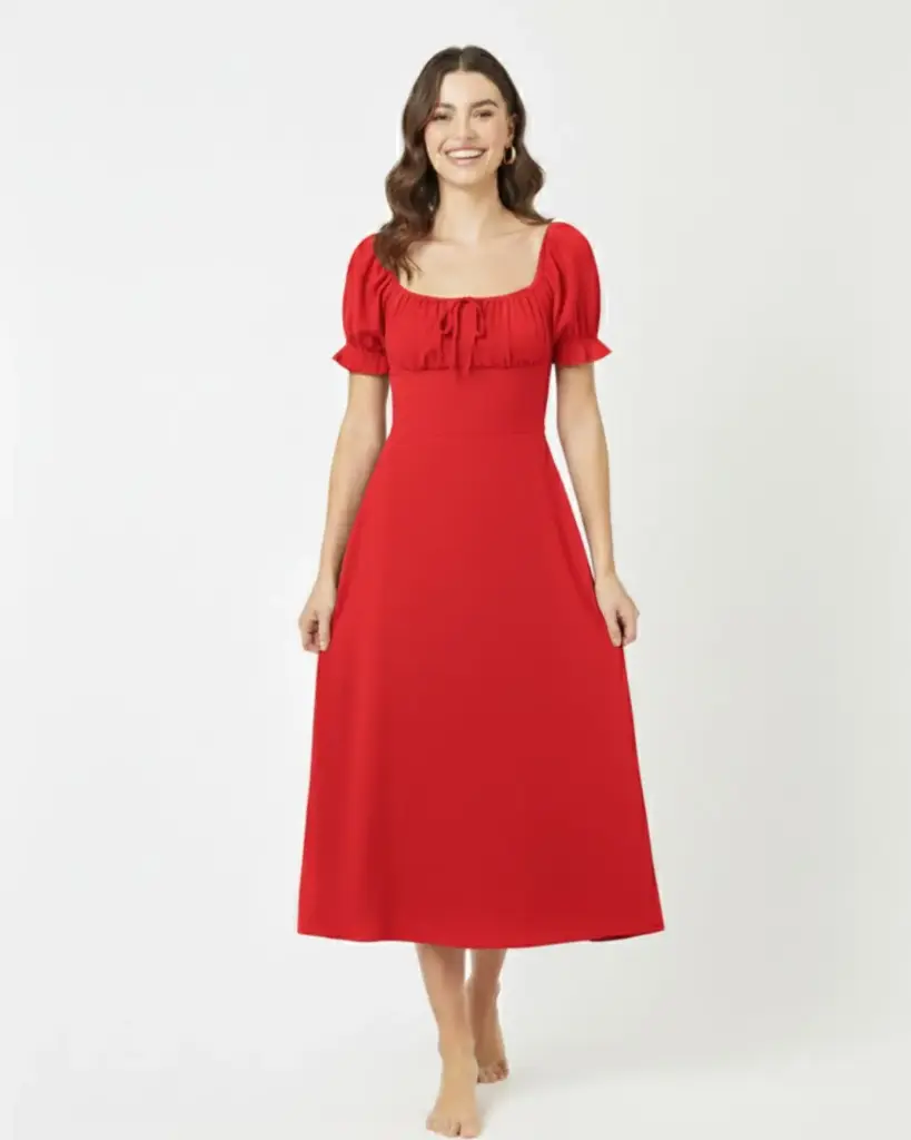 Northline K-Drama Trendy Midi Dress
