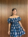 Bluebell Bloom Dress in Soft Cotton Fabric